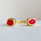 [Easton Elle] Misty Bracelet in Raw Red Coral