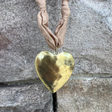 [Hart Designs] The Heart of Gold Scarf Necklace