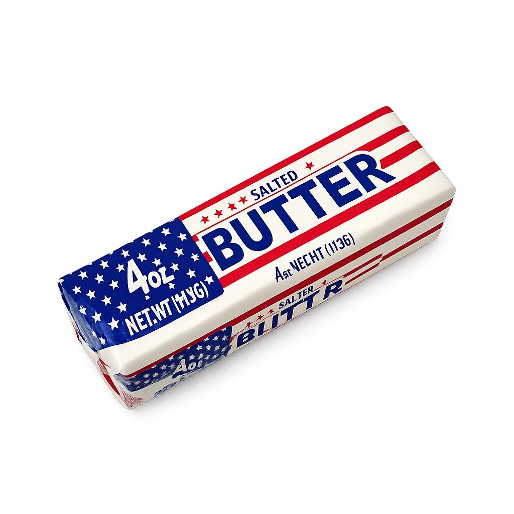 USA Flag Squishy Toy featuring a red, white, and blue American flag design with a soft slow-rising squishy texture.