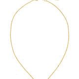 Gold-tone necklace featuring a horizontal emerald-cut crystal pendant from Sorrelli’s Crystal Aurora Borealis collection.