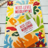 Next-Level Needlepoint card deck by Emma Homent with 50 stitch instructions