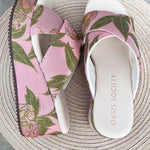 [Oasis Society] Fresno Rose Garden Platform Sandals - The Pink Pineapple 850