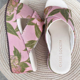 [Oasis Society] Fresno Rose Garden Platform Sandals - The Pink Pineapple 850