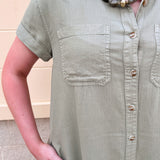 Olive Grove Mini Dress