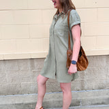 Olive Grove Mini Dress