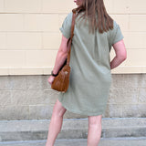 Olive Grove Mini Dress