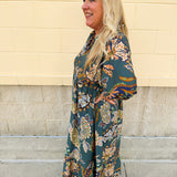 Painted Prairie Collared Midi Dress