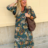 Painted Prairie Collared Midi Dress