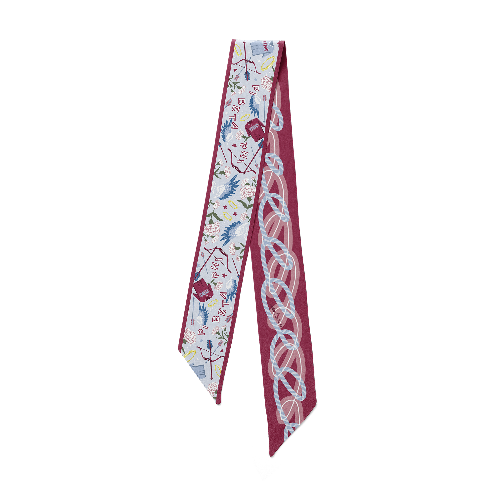 [Saturday Silks] Pi Beta Phi Skinny Scarf