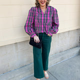 Midnight Glam Pleated Bow Clutch