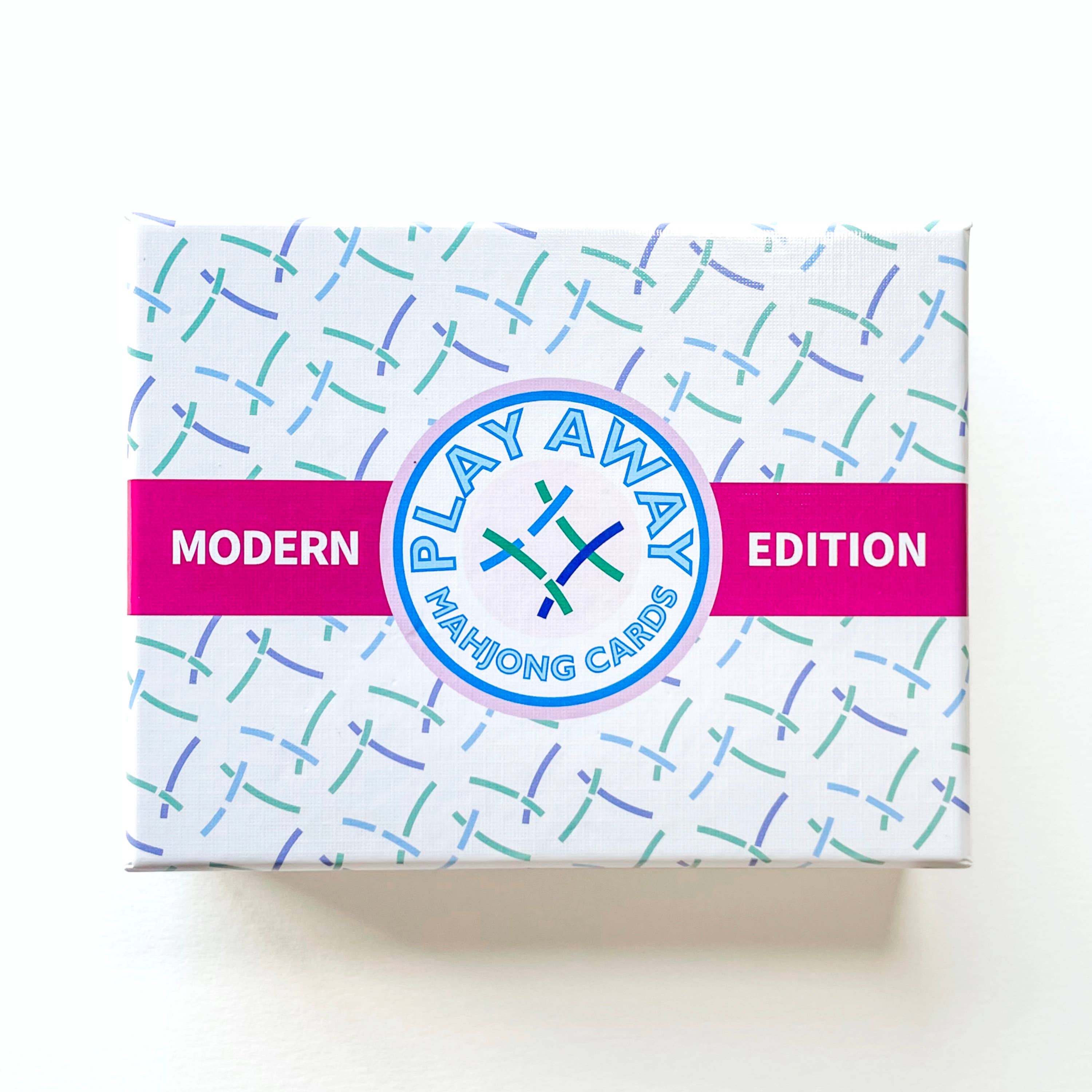 Sleek and stylish American Mahjong card set in a modern design—perfect for girls' night or travel-friendly fun.