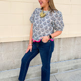 Pretty in Porcelain Printed Top