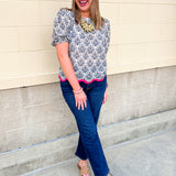 Pretty in Porcelain Printed Top