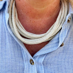 Rachel Rope Necklace in Ecru - The Pink Pineapple 850