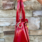 Red Vienna Crossbody Purse
