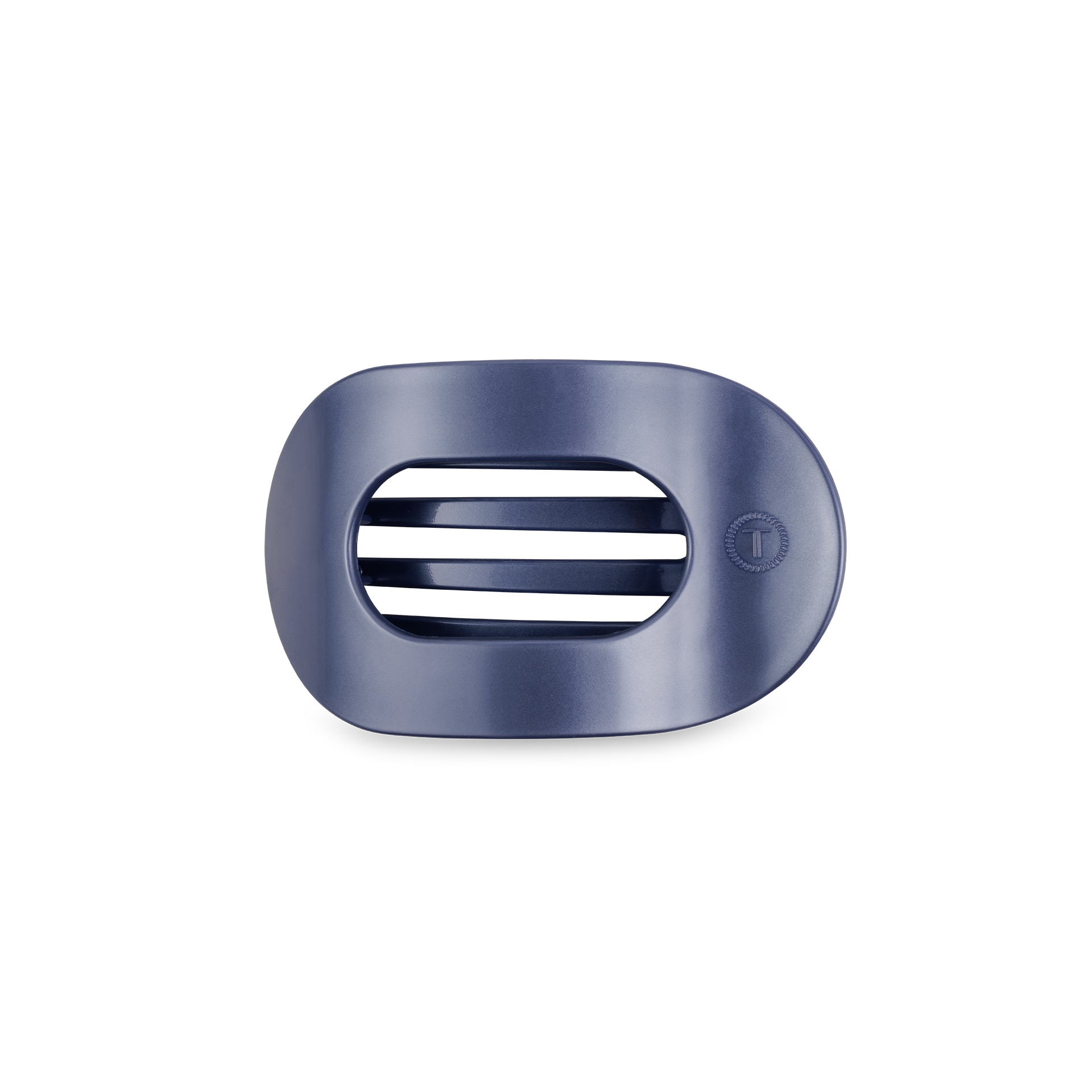 Small Round Flat Hair Clip in pearlized Hampton Bay 