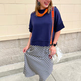 Sail Away Satin Maxi Skirt