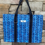 [Scout] Original Deano Large Tote in Indigrow with open-top design and sturdy straps