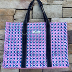 [Scout] Original Deano Large Tote in Wisteria Cane with open-top design and sturdy straps