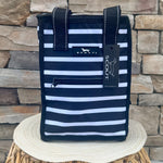 [Scout] Pleasure Chest Cooler in Fleetwood Black with tall square design and exterior pockets