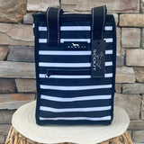 [Scout] Pleasure Chest Cooler in Fleetwood Black with tall square design and exterior pockets