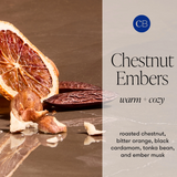 Capri Blue Chestnut Embers Autumn Glow Signature Jar 19oz