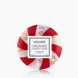 [Voluspa] Crushed Candy Cane Mini Tin Candle