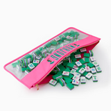[Oh My Mahjong] Pink Monkey Zippered Tile Bag