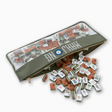 [Oh My Mahjong] Forest Green Mahjong Zippered Tile Bag