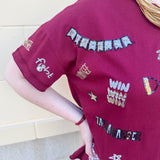 Glitz & Garnet FSU Sequin Top