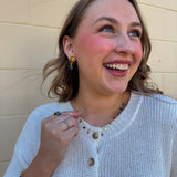 [Sorrelli] Indie Tennis Necklace - Multicolor- The Pink Pineapple 850