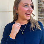 [Sorrelli] Matilda Triple Dangle Earrings – Blue