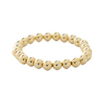 Elegant gold stretch bracelet with a timeless design, crafted for everyday wear and effortless layering.