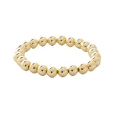 Elegant gold stretch bracelet with a timeless design, crafted for everyday wear and effortless layering.