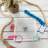 Stars & Stripes Bow Mini Canvas- The Pink Pineapple 850