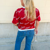 [Stewart Simmons] Merit Puff Sleeve Sweater | Alabama