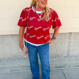 [Stewart Simmons] Merit Puff Sleeve Sweater | Alabama