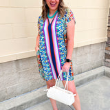 [THML] Kaleidoscope Ruffle Mini Dress