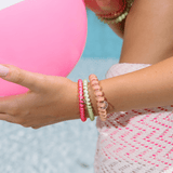 [Teleties] Summer Crush Small Hair Ties - The Pink Pineapple 850