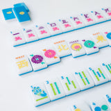 The Mahjong House The Brights! Electric Blue House Tiles