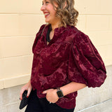 Holly & Hearth Velvet Top