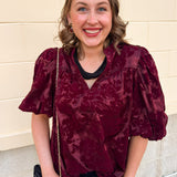 Holly & Hearth Velvet Top