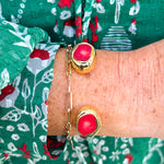 [Easton Elle] Misty Bracelet in Raw Red Coral