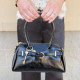 Black Vienna Crossbody Purse