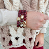 Garnet Glory Bracelet Set