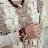 Garnet Glory Bracelet Set