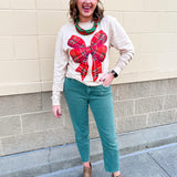 Tartan Darling Long Sleeve Graphic Tee