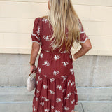 The Meadow Grace Embroidered Midi Dress