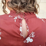 The Meadow Grace Embroidered Top