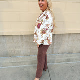 Autumn Solstice V-Neck Top